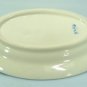Vintage Japan Blue Willow Small Dish/Ashtray w/"Who Burnt Our Table-cloth?"