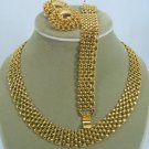 Goldtone Premier Necklace, Bracelet, & Earrings,  Classic Design