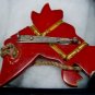 1930-40's Bakelite Googly-eyed Overdyed Red Horse Brooch/Pin
