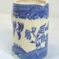 Small Blue Willow Vintage Pitcher, Unmarked