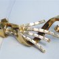 Trifari "Meteor" Necklace and Earrings, Iconic Vintage Set, Book Piece