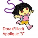 Explorer Girl with #3 Applique