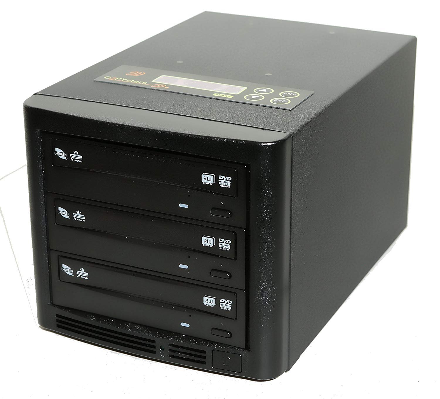 Copystars DVD Duplicator CD DVD Burner 24x Writer Drive DVD Duplication Recorder Tower 1 to 2