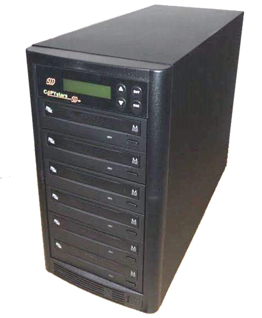Copystars 1 to 6 DVD Duplicator CD DVD Burner 24x Writer Drive DVD ...