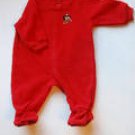 NWT Disney Store Holiday Footie Pajamas Blanket Sleeper Mickey Minnie 0-3 months
