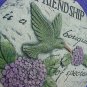 Hummingbird Friendship Garden Stone