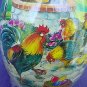 Lg. Paper Easter Egg w/ Chickens 'n Chickadees