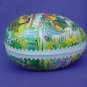 Lg. Paper Easter Egg w/ Chickens 'n Chickadees