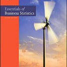 Essentials of Business Statistics by Bruce L. Bowerman, Richard T. O'Connell...
