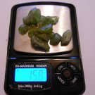 peridot rough 75 carats