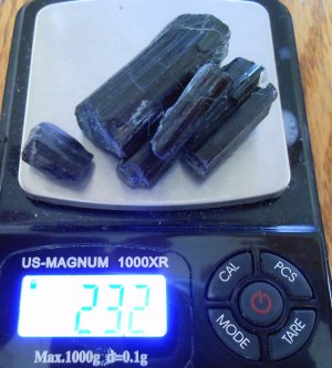 tourmaline rough 110 carats