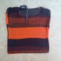 NEW Chiffon Stripe Drape Oversized T-Shirts Top