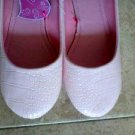 New Ballerina Flats Shoes Faux Snake Pink Size 9.5