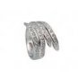 ITALINA Exquisite 18K RGP Diamond Ring (White)