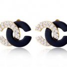 Ellegant Crystal Stud Earrings