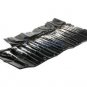 24pcs Portable Cosmetic Brush Set with PU Leather Make-up Bag (Black)