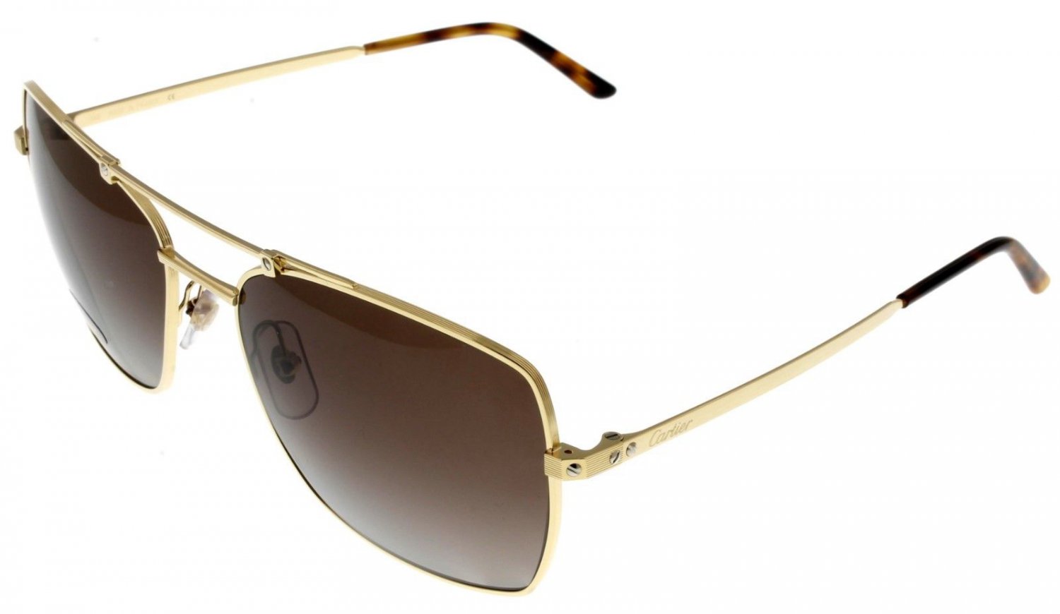 cartier santos sunglasses gold