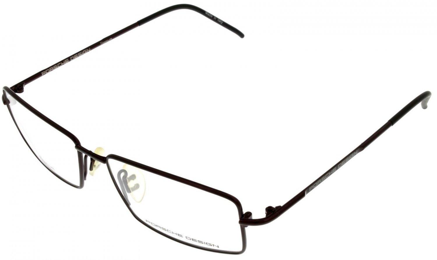 Porsche Design Eyeglasses Titanium Frame Unisex P8197 D Rectangular Copper