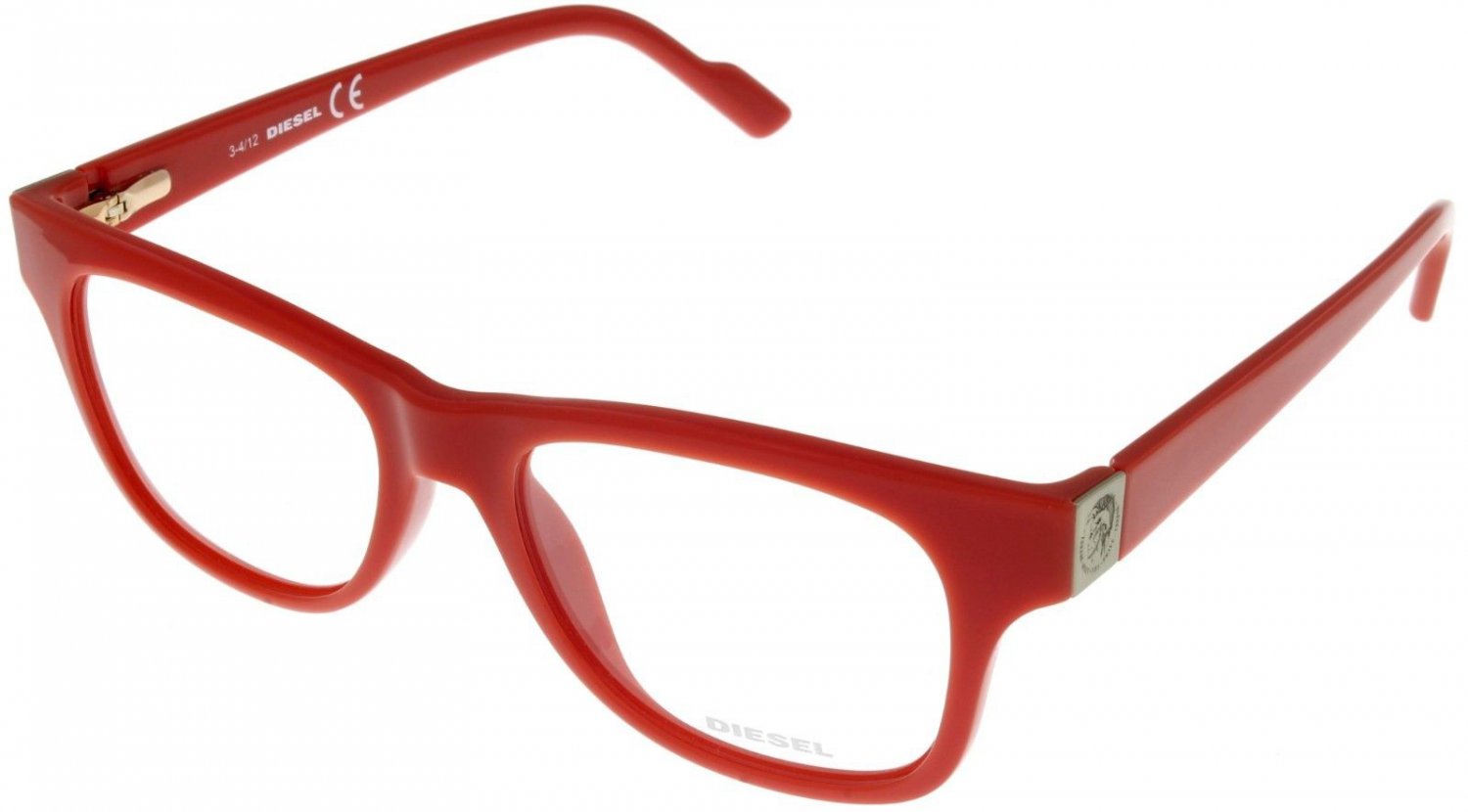 Diesel Women Prescription Eyeglasses Frame Red Rectangular DL5041 066
