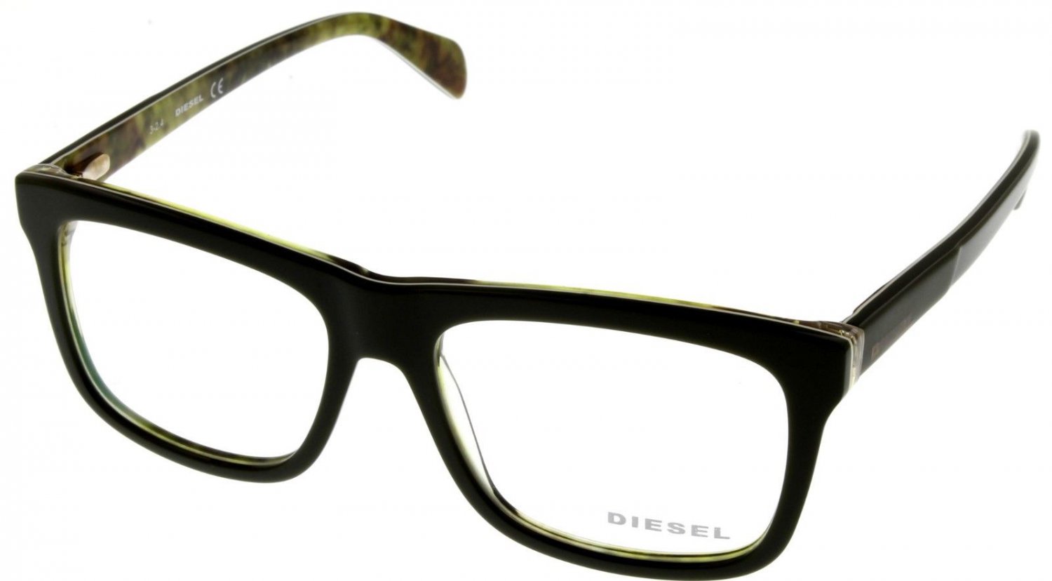 Diesel Unisex Dark Green Eyeglasses Frame Rectangular DL5118 098