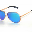Michael Kors Sunglasses MK5004 100325 Rose Gold / Mirrored Blue 59 mm NIB