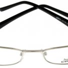 Jean Paul Gaultier VJP109M 0579E Eyeglases Frame Women Rectangular Silver Black