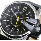 Diesel DZ1295 Men's Master Chief Stainless Steel Case Black Leather Strap Watch Diesel DZ1295 Men's Master Chief Stainless Steel Case Black Leather Strap Watch