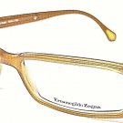 Ermenegildo Zegna Eyeglasses Frame Unisex Yellow Bronze VZ3557 0T91 Rectangular