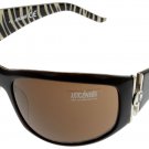 Just Cavalli Sunglasses Women Brown Havana Wrap 100% UV Protection JC204S 83E
