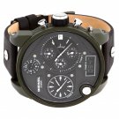 DlESEL DZ7250 Mr Daddy XXL Chronograph Watch Black Dial, Leather Band/ No box .