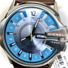 Diesel  Men's DZ1399 Blue Dial Brown Calfskin Strap  NO BOX