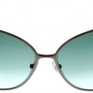 New Mont Blanc Sunglasses Women Oval Silver Gray MB317S 12P