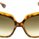 New Emporio Armani Sunglasses Women Brown Havana Square EA9708 79I New Emporio Armani Sunglasses Women Brown Havana Square EA9708 79I