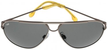 New Web Sunglasses Unisex Pilot Gray Silver Matte WE0041 11N