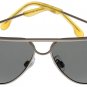 New Web Sunglasses Unisex Pilot Gray Silver Matte WE0041 11N