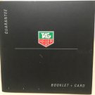 TAG HEUER FOR QUARTZ WATCHES INSTRUCTIONS BOOKLET, NO CARD TAG HEUER FOR QUARTZ WATCHES INSTRUCTIONS BOOKLET, NO CARD