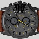 New Diesel DZ4279 Men's Master Chief Stainless Steel Brown Leather Strap NO BOX New Diesel DZ4279 Men's Master Chief Stainless Steel Brown Leather Strap NO BOX