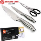 SCHULTE-UFER® 3-PC STAINLESS STEEL KNIFE SET