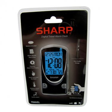 SHARP&Acirc;&reg; DIGITAL TRAVEL ALARM CLOCK