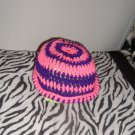 PINK AND PURPLE BEANIE