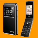 Philips E350 0.3MP FM TF Dual SIM Standby GSM 2G Dualband Flip Mobile Cell Phone