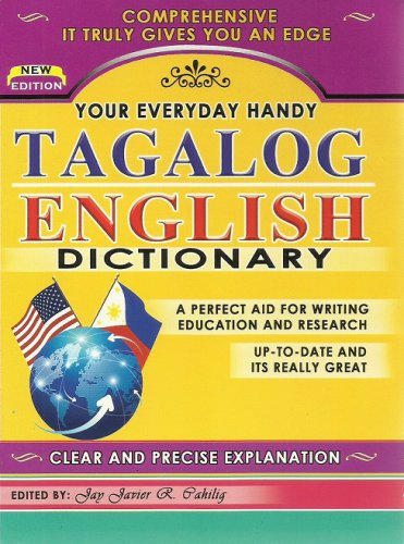 TAGALOG ENGLISH POCKET SIZE USER FRIENDLY DICTIONARY