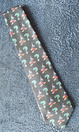 GOOFY AND QUESTION MARK TIE FROM MICKEY UNLIMITED OFFICIAL DISNEY PRODUCT