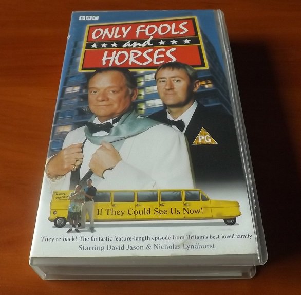 ONLY FOOLS AND HORSES IF THEY COULD SEE US NOW VHS VIDEO NEW AND PERFECT