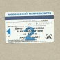 MOSCOW METROPOLITAN UNDERGROUND RAILWAY TICKET FOR TWO TRIPS