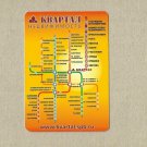 SAINT PETERSBURG RUSSIA UNDERGROUND RAILWAY METRO MAP CALENDAR CARD 2007 SAINT PETERSBURG RUSSIA UNDERGROUND RAILWAY METRO MAP CALENDAR CARD 2007