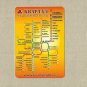 SAINT PETERSBURG RUSSIA UNDERGROUND RAILWAY METRO MAP CALENDAR CARD 2007