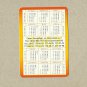 SAINT PETERSBURG RUSSIA UNDERGROUND RAILWAY METRO MAP CALENDAR CARD 2007