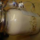 Blonde brownies in a jar