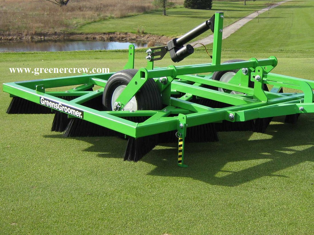 Golf Course Greens Groomer Topdressing Turf Brush